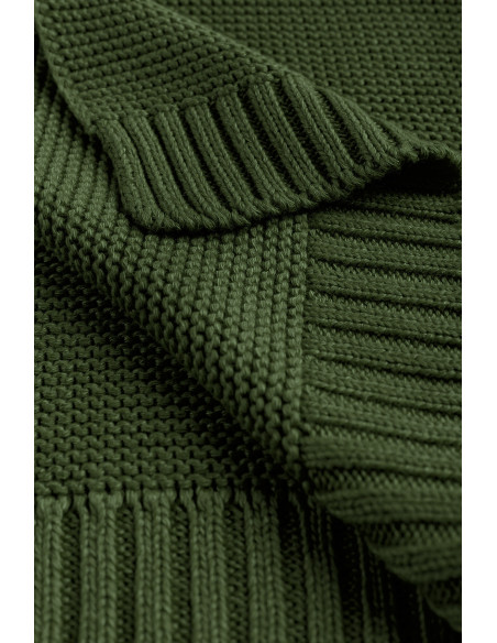 Paturica de bumbac si bambus Sensillo 100x80 cm Verde