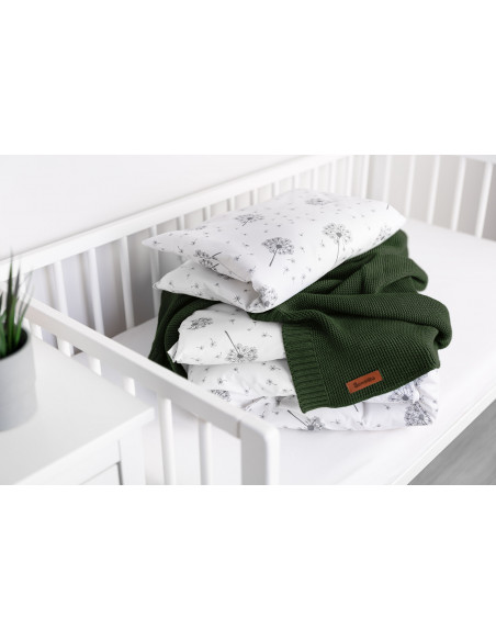 Paturica de bumbac si bambus Sensillo 100x80 cm Verde