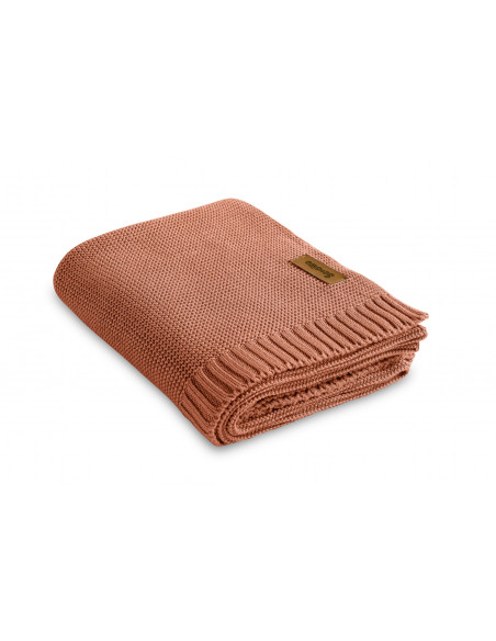 Paturica de bumbac si bambus Sensillo 100x80 cm Coral,SILLO-4336