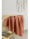 Paturica de bumbac si bambus Sensillo 100x80 cm Coral,SILLO-4336