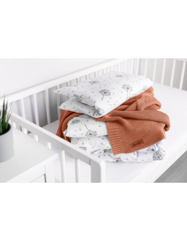 Paturica de bumbac si bambus Sensillo 100x80 cm Coral,SILLO-4336