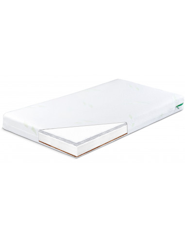 Saltea Sensillo LUXE Hrisca-Spuma-Cocos cu Aloe Vera 120x60