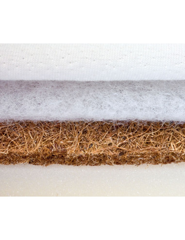 Saltea Sensillo LUXE Cocos-Spuma-Cocos 120x60x11 cm cu Aloe