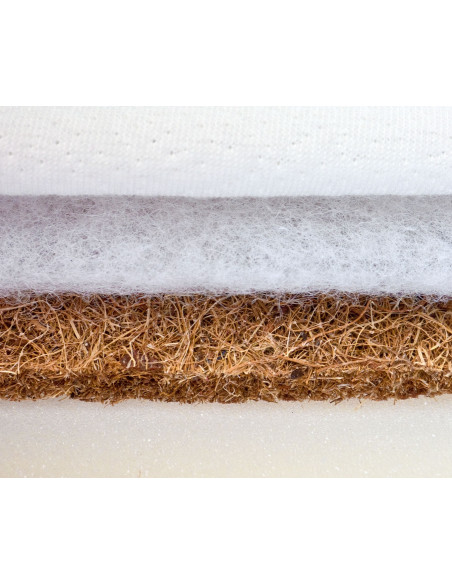 Saltea Sensillo LUXE Cocos-Spuma-Cocos 120x60x11 cm cu Aloe