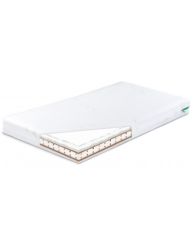 Saltea Sensillo LATEX Cocos-Spuma-Cocos cu Aloe Vera 120x60x12