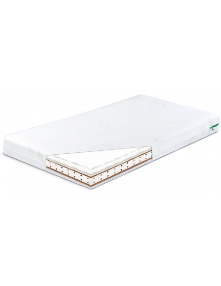 Saltea Sensillo LATEX Cocos-Spuma-Cocos cu Aloe Vera 120x60x12