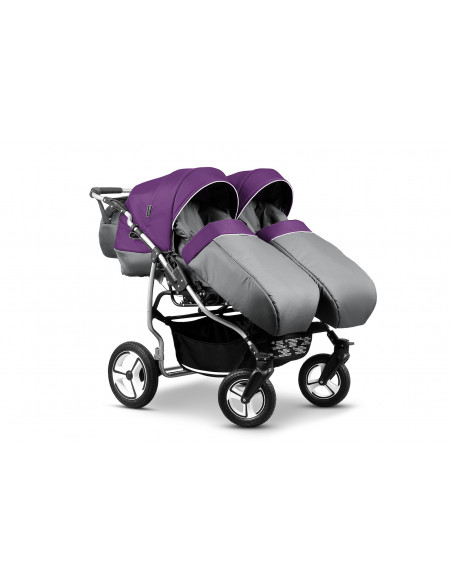 Carucior pentru gemeni Mikado TWIN T-04 3 in 1,MKD-T3.T-04