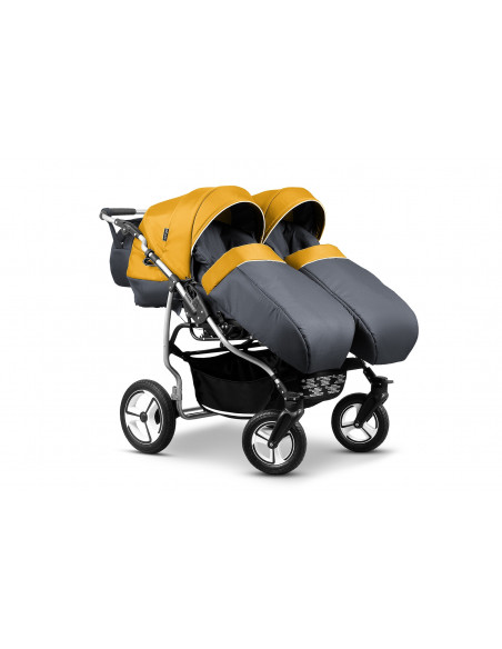 Carucior pentru gemeni Mikado TWIN T-07 3 in 1,MKD-T3.T-07 Carucior pentru gemeni Mikado TWIN T-07 3 in 1,MKD-T3.T-07