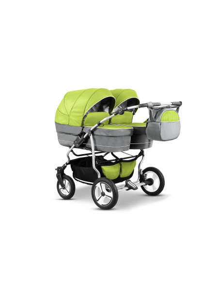 Carucior pentru gemeni Mikado TWIN T-08 3 in 1 Carucior pentru gemeni Mikado TWIN T-08 3 in 1