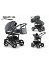 Carucior Mikado CITY STAR 3 in 1 (culoare 104) Grafit Carucior Mikado CITY STAR 3 in 1 (culoare 104) Grafit