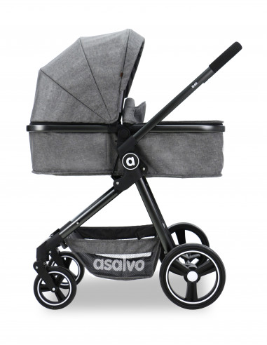 Carucior transformabil Asalvo RISO 3 in 1 Gri,18847