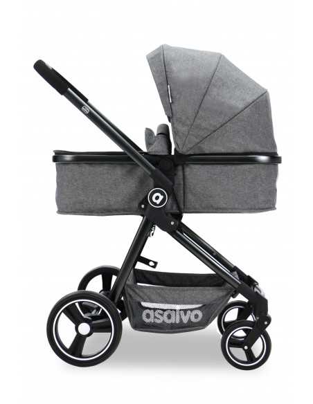 Carucior transformabil Asalvo RISO 3 in 1 Gri,18847