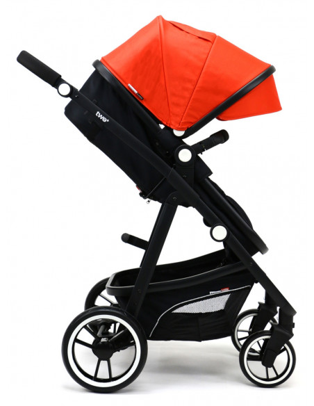 Carucior 3 in 1 Asalvo CONVERTIBLE TWO+ Red,16621