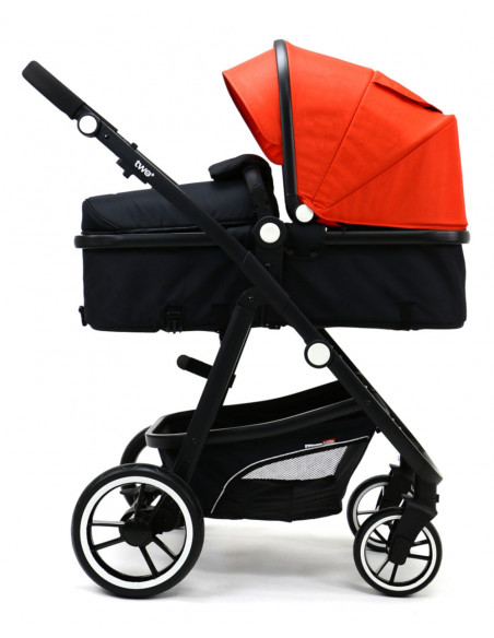 Carucior 3 in 1 Asalvo CONVERTIBLE TWO+ Red,16621