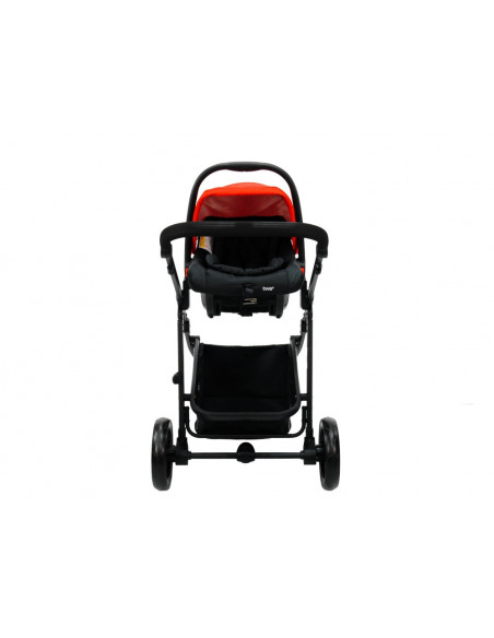Carucior 3 in 1 Asalvo CONVERTIBLE TWO+ Red,16621