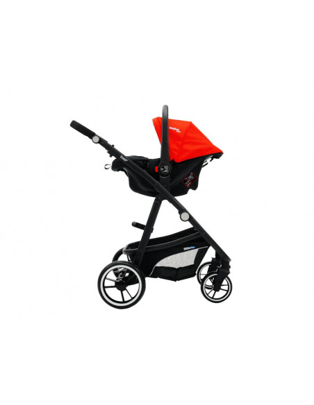 Carucior 3 in 1 Asalvo CONVERTIBLE TWO+ Red,16621