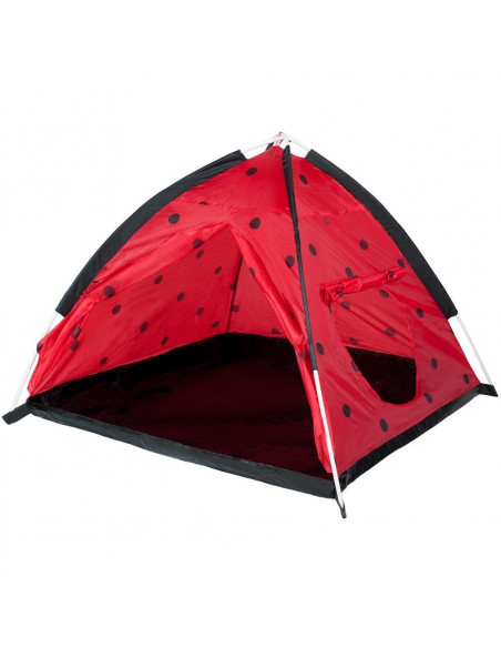 Cort cu tunel pentru copii Playto Ladybug Rosu,34147