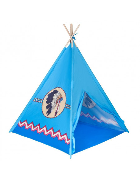 Cort pentru copii PlayTo Teepee Indian Albastru mic,34156 Cort pentru copii PlayTo Teepee Indian Albastru mic,34156