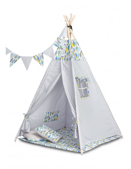 Cort bumbac 100% 164 cm Toyz TIPI Coloured Feathers,TOYZ-1100