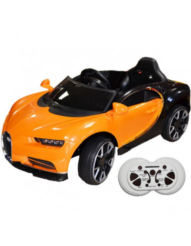 Masina Sport Portocalie Cu Acumulator Rc Si 2 Motoare 12V,17070