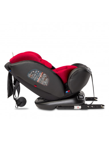 Scaun auto rotativ Caretero MUNDO 0-36 Kg Isofix Rosu,TERO-2604