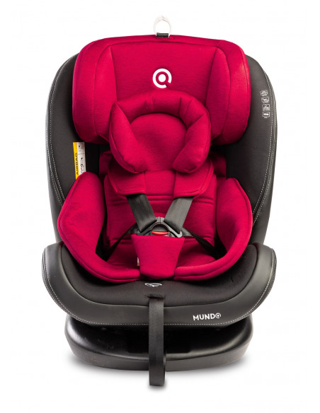 Scaun auto rotativ Caretero MUNDO 0-36 Kg Isofix Rosu,TERO-2604