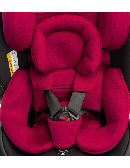 Scaun auto rotativ Caretero MUNDO 0-36 Kg Isofix Rosu,TERO-2604
