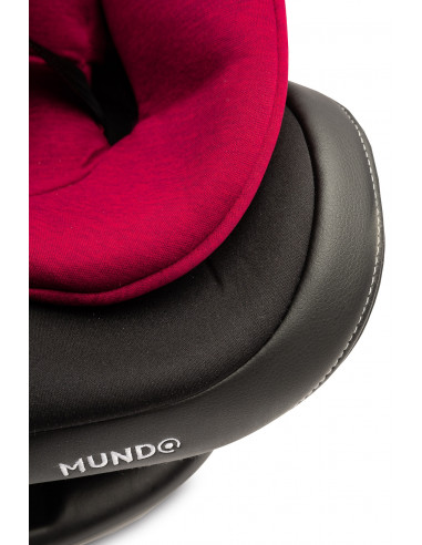 Scaun auto rotativ Caretero MUNDO 0-36 Kg Isofix Rosu,TERO-2604