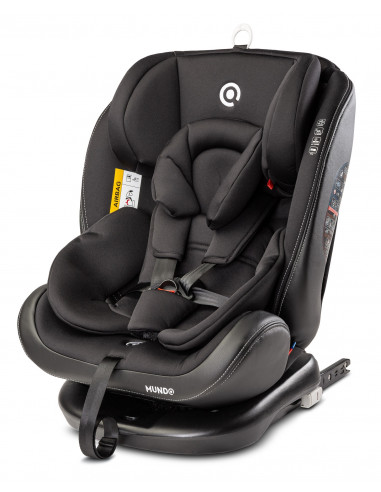 Scaun auto rotativ Caretero MUNDO 0-36 Kg Isofix Negru,TERO-2601