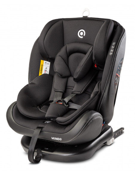 Scaun auto rotativ Caretero MUNDO 0-36 Kg Isofix Negru,TERO-2601