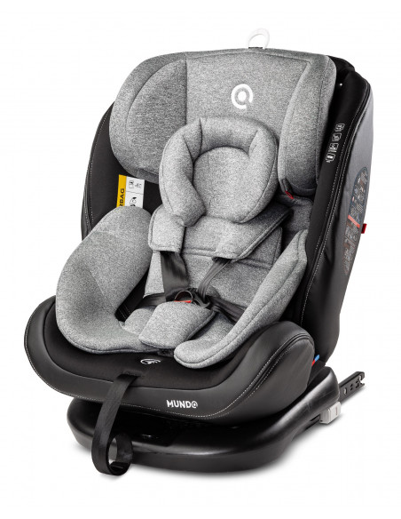 Scaun auto rotativ Caretero MUNDO 0-36 Kg Isofix Gri,TERO-2600