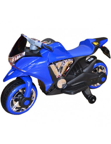 Motocicleta Sport Albastra Cu Acumulator Si 1 Motor 6V,17072