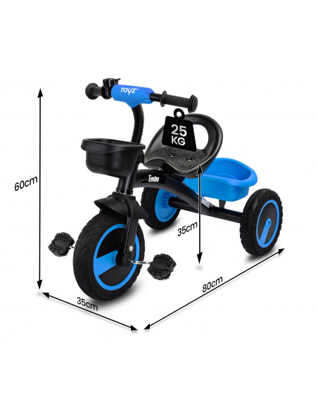 Tricicleta pentru copii Toyz EMBO Albastra,TOYZ-0305