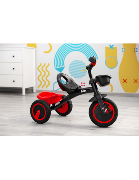 Tricicleta pentru copii Toyz EMBO Rosie,TOYZ-0307