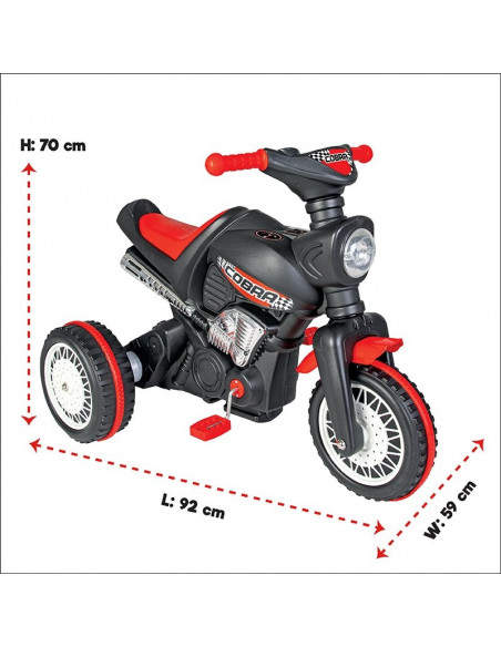 Motocicleta cu pedale si lant Pilsan COBRA,07 323 Motocicleta cu pedale si lant Pilsan COBRA,07 323