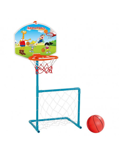 Set poarta de fotbal cu cos de baschet Pilsan MAGIC,03 392