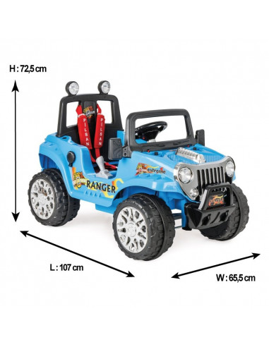 Jeep electric cu telecomanda Pilsan RANGER 12V Rosu,05 107-2