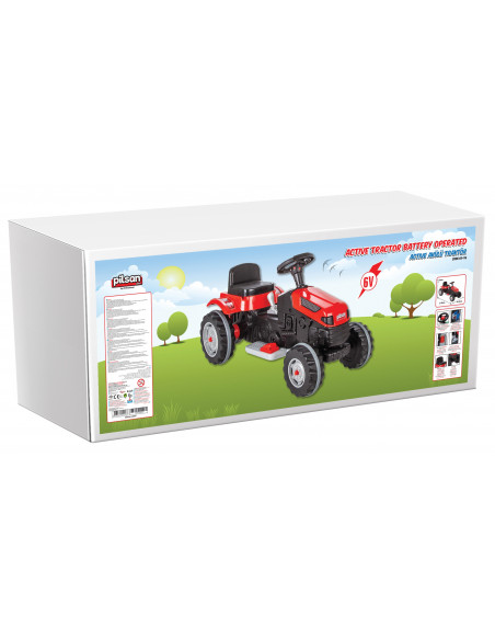 Tractor electric Pilsan ACTIVE 6V Verde,05 116-2