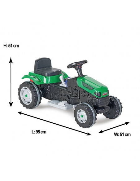 Tractor electric Pilsan ACTIVE 6V Verde,05 116-2
