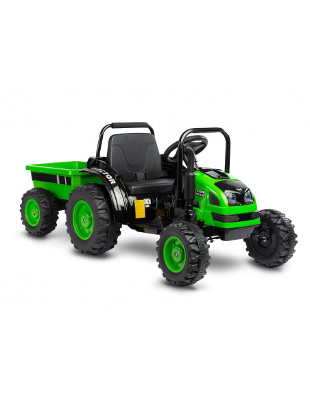 Tractor electric cu remorca si telecomanda Toyz HECTOR 12V
