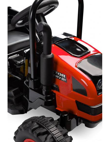 Tractor electric cu remorca si telecomanda Toyz HECTOR 12V