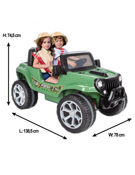 Jeep electric cu doua locuri Pilsan PANZER 4x4 12V,05 273