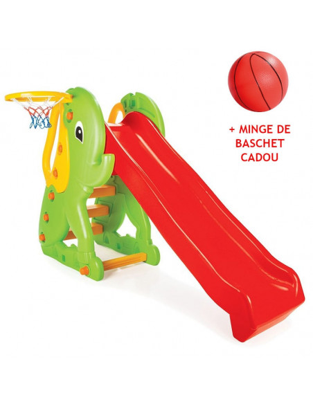 Tobogan cu cos de baschet Pilsan ELEPHANT si minge CADOU,06 160