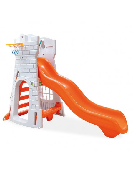 Tobogan cu cos de baschet Pilsan CASTLE si minge CADOU,07 956