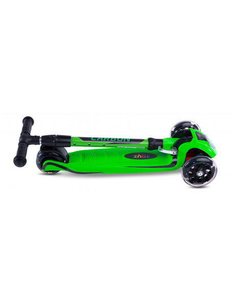 Trotineta pliabila pentru copii Toyz CARBON Green,TOYZ-0401