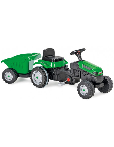 Tractor cu pedale si remorca Pilsan ACTIVE Verde,07 316-2