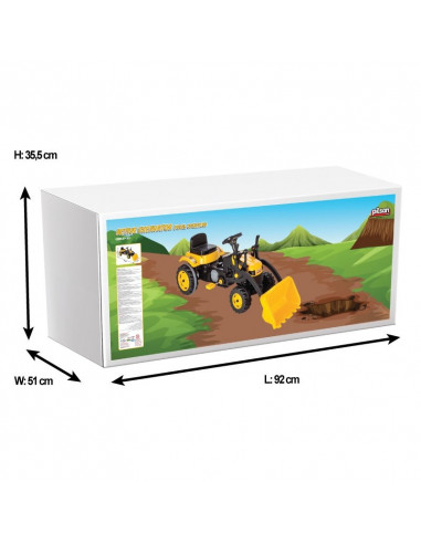 Excavator cu pedale si cupa Pilsan ACTIVE,07 315