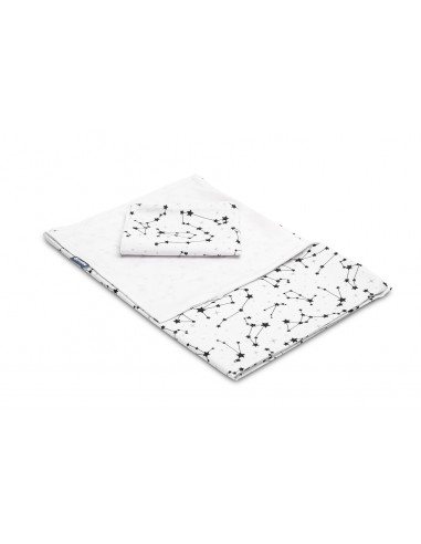 Set lenjerie de pat cu 2 piese Sensillo Stelute,SILLO-4360