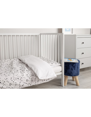 Set lenjerie de pat cu 2 piese Sensillo Stelute,SILLO-4360