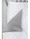 Set lenjerie de pat 100% bumbac VAFA 2 fete si 2 cu piese